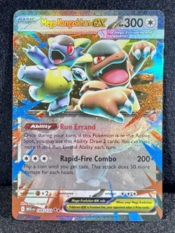 🔥Mega Kangaskhan ex 104/132 Me01: Mega Evolution Double Rare Pokemon Treasure! - Image 1