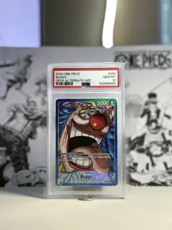 One Piece 2024 OP09-042 Emperors in the New World “Buggy” Alt Art PSA 10 - Image 1