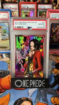 2012 PSA 10 CARDDASS ONE PIECE JAPANESE AR CARDDASS FORMATION 02 #21 BOA HANCOCK - Image 1