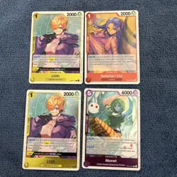 One piece Monet R OP14-074, Lilith op13-113 x2, nefeltari op13-012 - Image 1