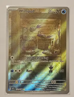 Wimpod 191/182 Illustration Rare Paradox Rift Holo Pokemon TCG & Bonus Card - Image 2