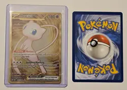 Mew ex (Metal Card) 205/165 Hyper Rare S&V 151 Pokemon TCG & Bonus Card - Image 1