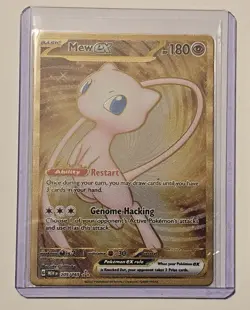Mew ex (Metal Card) 205/165 Hyper Rare S&V 151 Pokemon TCG & Bonus Card - Image 2