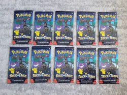 100 Pack Pokemon TCG 2024 Trick or Trade Booster Pack Halloween Card Lot - Image 1