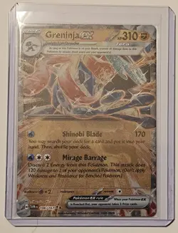 Greninja ex (GameStop Metal Card) 106/167 Double Rare Twilight Masquerade - Image 2