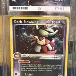 Dark Slowking Ace 8 Pokemon Card 9/109 EX Team Rocket Returns Holo 2004 Mint - Image 2