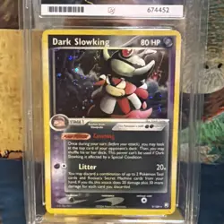 Dark Slowking Ace 8 Pokemon Card 9/109 EX Team Rocket Returns Holo 2004 Mint - Image 3