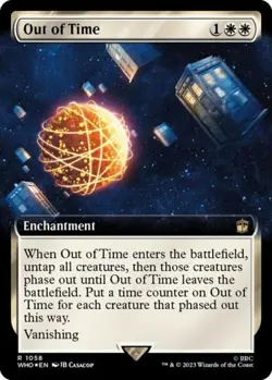 Out of Time (Extended Art) (Surge Foil) -Foil Near Mint MTG - Image 1