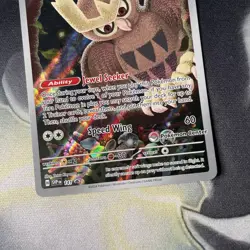 Noctowl 141 Pokemon Center Promo Stamp - Pokemon Card Stellar Crown ETB promo - Image 3