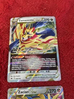 Zamazenta Vstar & Zacian Vstar Pokemon Card Lot Near Mint - Image 2