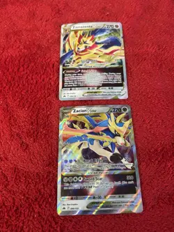 Zamazenta Vstar & Zacian Vstar Pokemon Card Lot Near Mint - Image 4