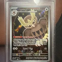 Pokemon TCG Noctowl #141 Promo Card Stellar Crown PSA 10 - Image 2
