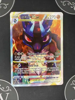 Lucario VSTAR SWSH291 SWSH: Sword & Shield Promo Cards Holo NM+Free Shipping - Image 1