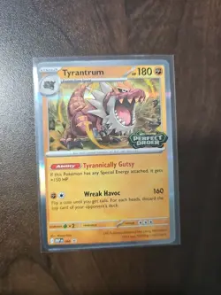 Pokemon Card - Tyrantrum - Holo - Prerelease Promo (MEP066) Perfect Order NM - Image 1