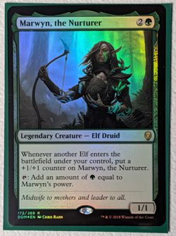 MTG - Custom Commander Deck - Marwyn, the Nurturer - Elves - Mono Green - Image 1