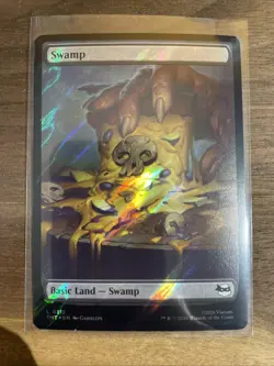 Swamp - 312 - MTG: Teenage Mutant Ninja Turtles - Pizza Land - Surge Foil - Image 1