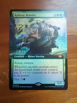 Railway Brawler (Extended Art) Outlaws of Thunder Junction Foil - Image 1