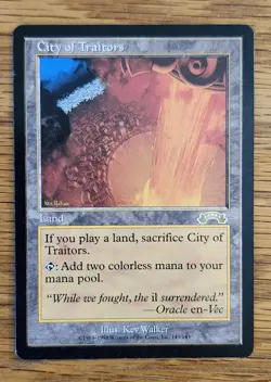 MTG City of Traitors Exodus, Lightly played, Almost NM Condition - Image 3