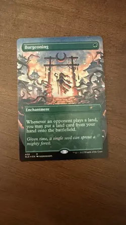 Burgeoning (Borderless) Secret Lair Drop Foil - Image 1
