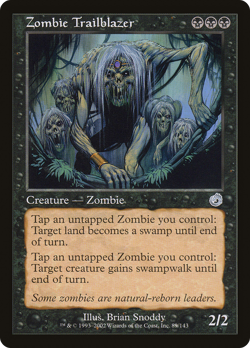 Zombie Trailblazer #89 (Foil) (MP) Torment TOR Magic MTG - Image 1