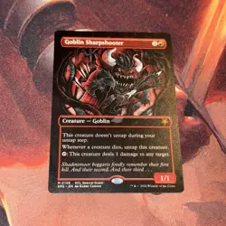 Goblin Sharpshooter X1 Mtg Lorwyn Eclipsed Nm Borderless Special Guest - Image 1