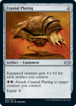 Hero Deal, English - 4 x MTG Cranial Plating Double Masters - Image 1