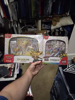 Pokemon 151 Zapdos EX & Alakazam EX Costco 2-Pack Bundle - Factory Sealed - Image 1