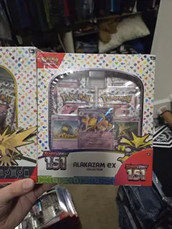 Pokemon 151 Zapdos EX & Alakazam EX Costco 2-Pack Bundle - Factory Sealed - Image 3
