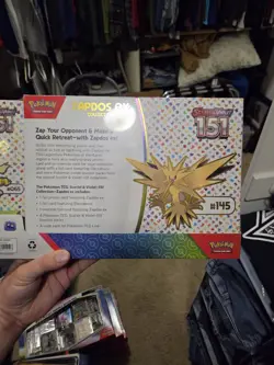 Pokemon 151 Zapdos EX & Alakazam EX Costco 2-Pack Bundle - Factory Sealed - Image 5