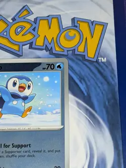 Piplup 027 Reverse Holo & Prinplup 028 Reverse Holo Phantasmal Flames Pokemon - Image 4