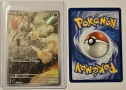 Cutiefly 172/162 Illustration Rare Temporal Forces Holo Pokemon TCG & Bonus Card - Image 1