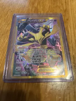 Pokemon TCG Alakazam EX Fates Collide 125/124 Full Art Secret Rare Card - Image 1