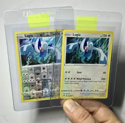 (x2 Set) Lugia 132/185 (NM) Reverse/Holo Rare Sword & Shield: Vivid Voltage 2020 - Image 3