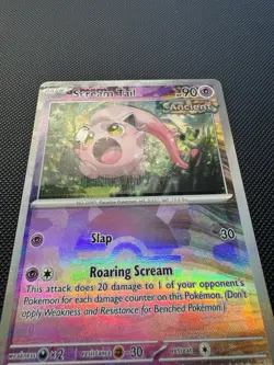 Scream Tail (Poke Ball) 042/131 TEXTURE SHIFT ERROR Prismatic Evolutions Pokemon - Image 1