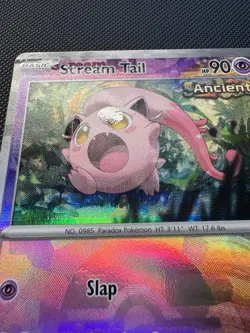 Scream Tail (Poke Ball) 042/131 TEXTURE SHIFT ERROR Prismatic Evolutions Pokemon - Image 2