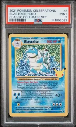 SEQUENTIAL PSA 9 BLASTOISE 2 & VENUSAUR 15 CELEBRATIONS CLASSIC POKEMON MINT BM - Image 2