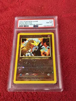 2001 POKEMON GAME MOVIE POKEMON 3 MOVIE PROMO #34 ENTEI-REVERSE FOIL PSA 8 - Image 5