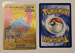 Roaring Moon ex 262/182 Hyper Rare Paradox Rift Holo Pokemon TCG & Bonus Card - Image 1