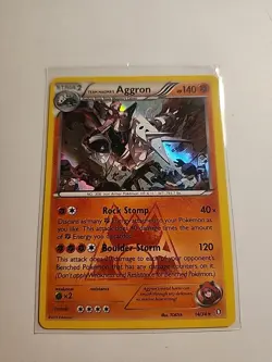 Pokemon TCG Team Magmas Aggron 14/34 Double Crisis Rev Holo - Image 1