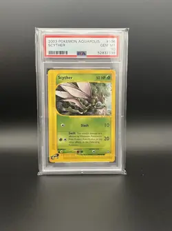 PSA 10 2003 Pokemon Aquapolis 106/147 Scyther Non-holo Gem Mint - Image 1
