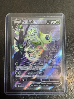 Pokemon Celebi V Full Art Ultra Rare Holo 245/264 Swsh08 Fusion Strike - Image 3