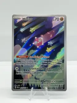 Pokemon TCG Minior SV04: Paradox Rift 201/182 Illustration Rare Holo Ability - Image 1
