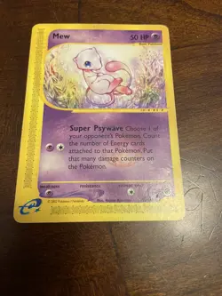 Mew - 55/165 Expedition Base Set - WOTC - Pokemon TCG - 2002 HP/DMG - Image 1