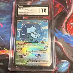 Pokemon Mew ex 232/091 SV: Paldean Fates Special Illustration Rare Holo CGC 10 - Image 1