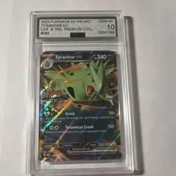 Pokemon Tyranitar ex Sv: Prismatic Evolutions Promo Stamped AGS 10 Holo 064/131 - Image 1