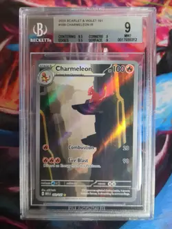 CHARMELEON 151 (169/165) Beckett 9 (not PSA) GRADED, Pokemon TCG - Image 1