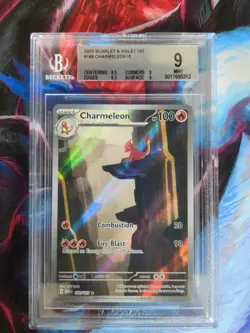 CHARMELEON 151 (169/165) Beckett 9 (not PSA) GRADED, Pokemon TCG - Image 2