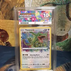 Pokemon TCG Rayquaza Vivid Voltage 138/185 Holo Amazing Rare ACE 10 GEM MINT - Image 1