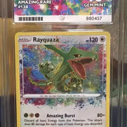 Pokemon TCG Rayquaza Vivid Voltage 138/185 Holo Amazing Rare ACE 10 GEM MINT - Image 2