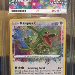 Pokemon TCG Rayquaza Vivid Voltage 138/185 Holo Amazing Rare ACE 10 GEM MINT - Image 3